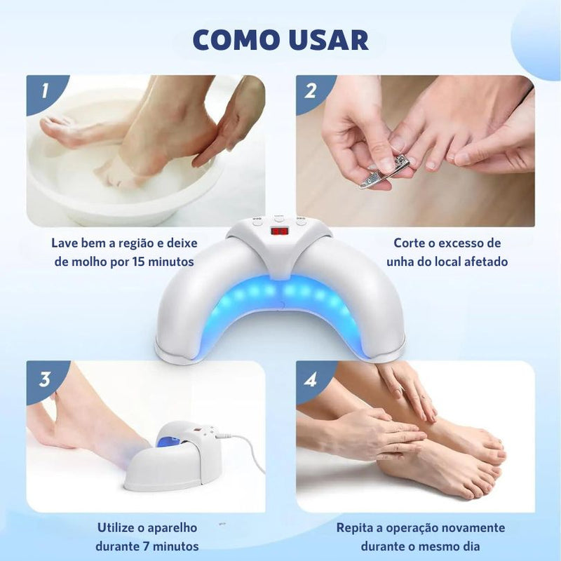 NailCare: Tratamento e Fortalecimento das Unhas com LED UV