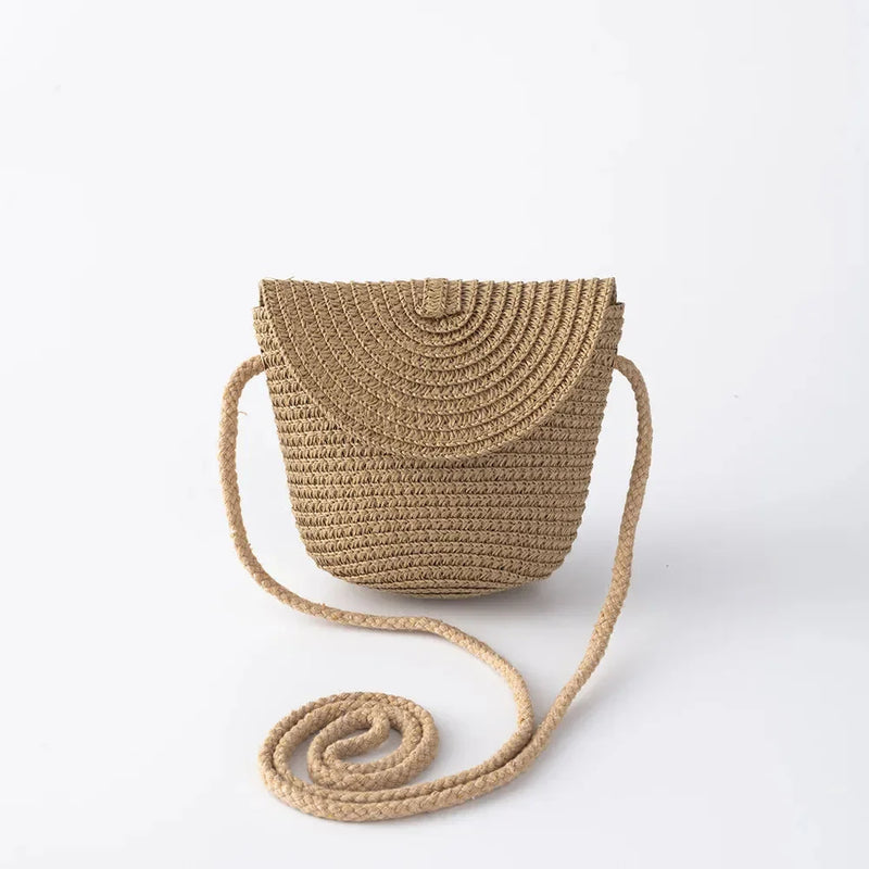 Bolsa De Praia Arabella Compra & Pronto Caqui 18x15cm 
